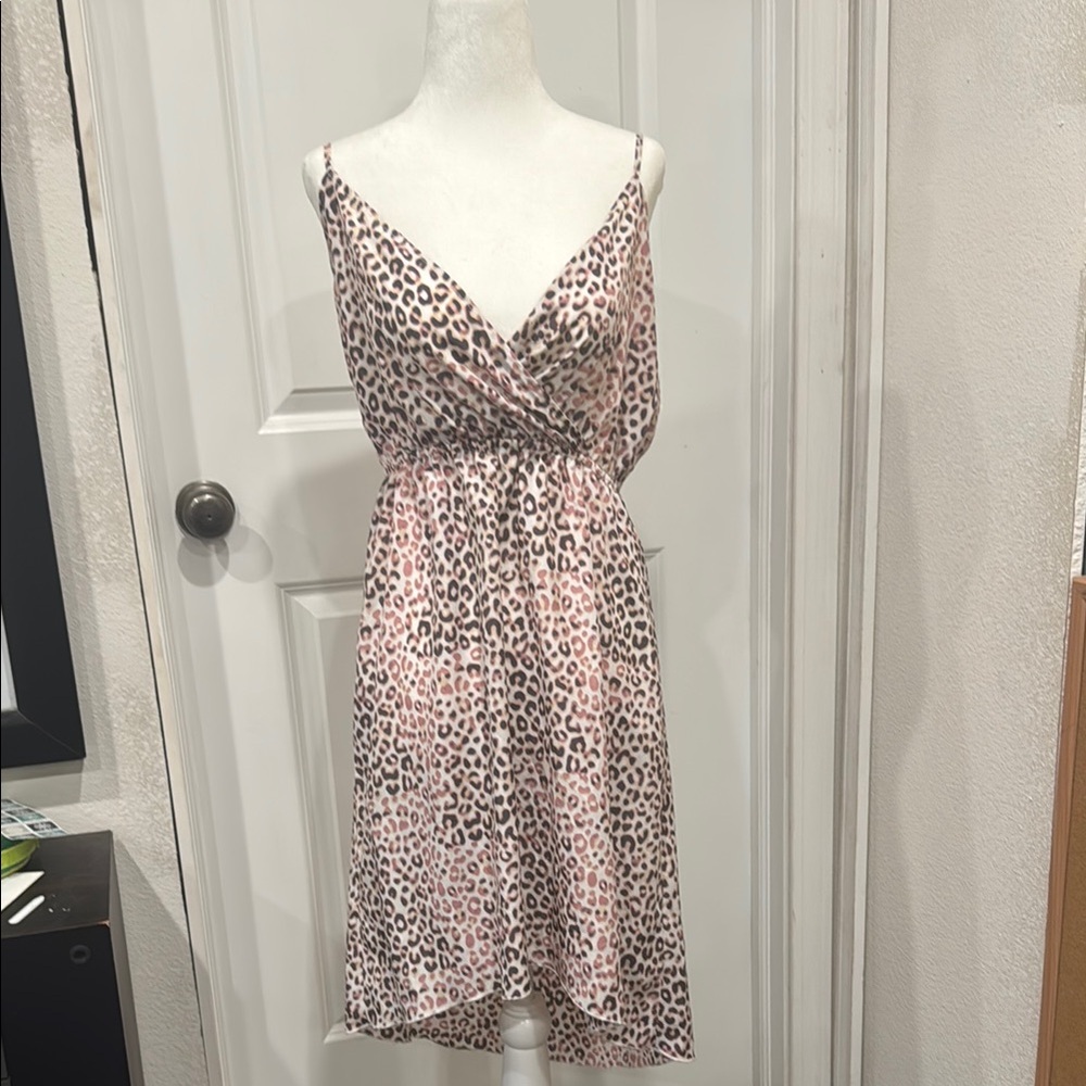 Kardashian Kollection Pink High Low Sundress